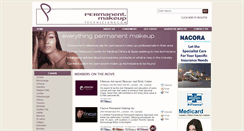 Desktop Screenshot of permanentmakeuptechnicians.com